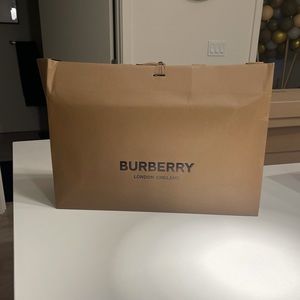 Burrberry gift shopping bag
